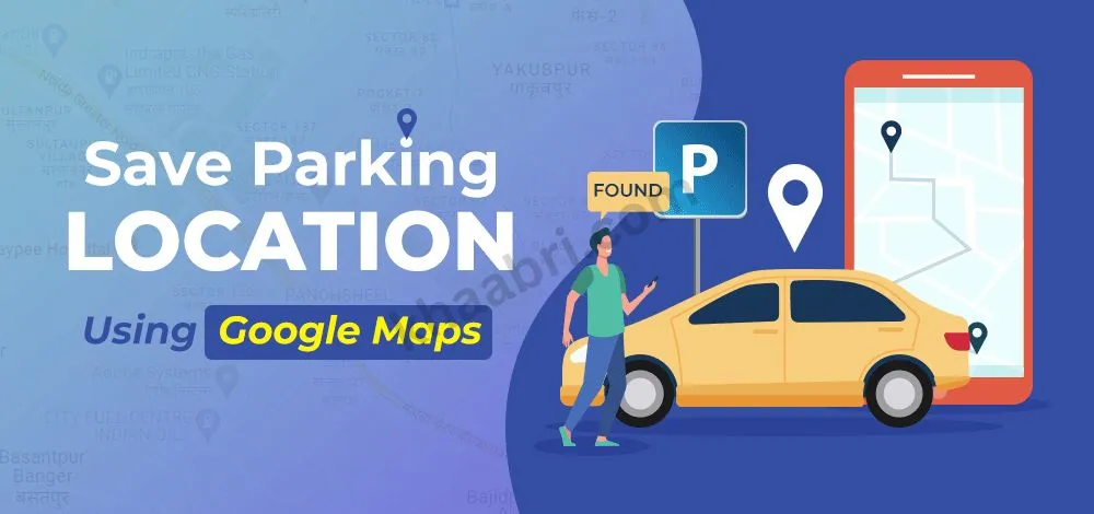 Save parking location in google map 