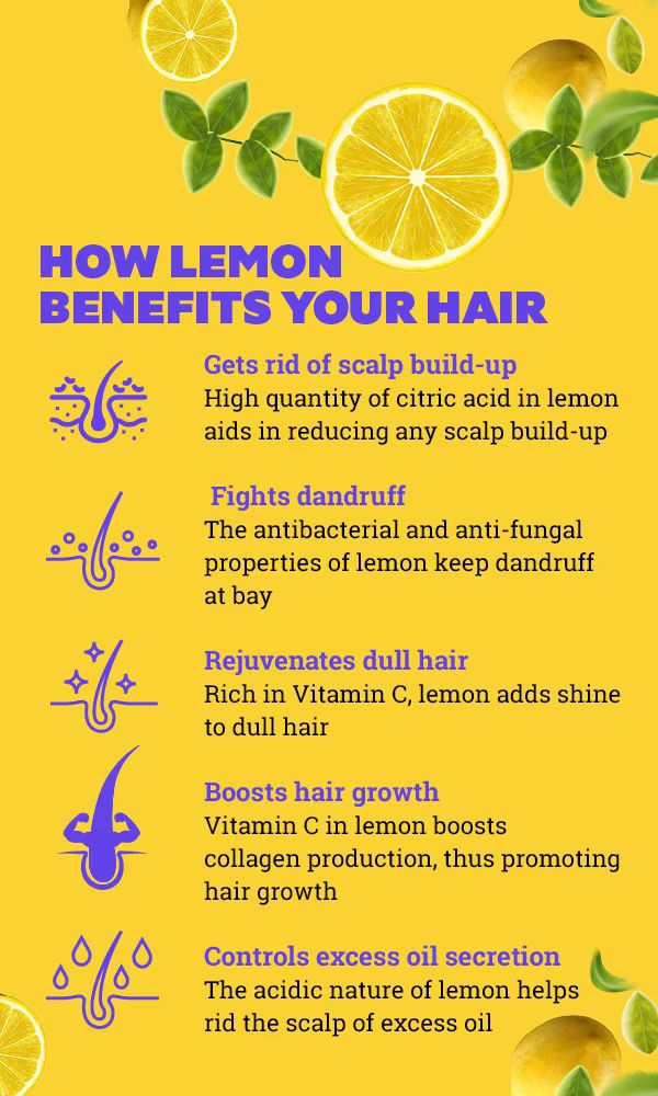 benefits of lemon for skin and hair
